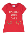 MOSCHINO HANDLE WITH CARE T-SHIRT