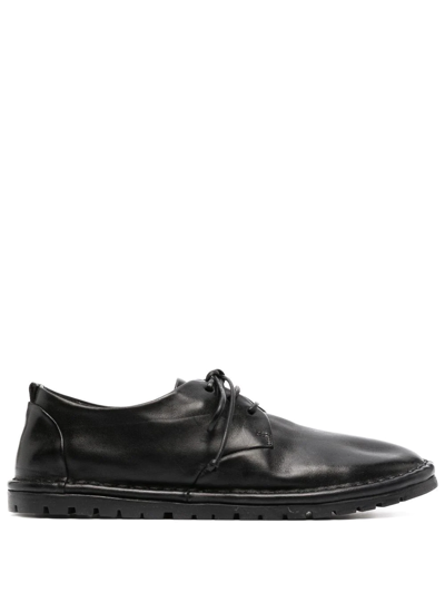 Marsèll Leather Lace-up Brogues In Schwarz