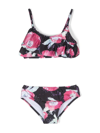 Andorine Floral-print Bikini Set In Pink