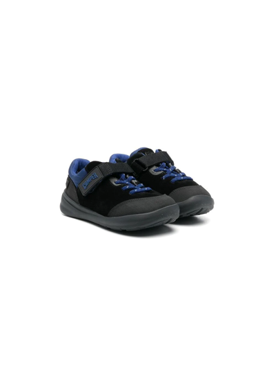 Camper Kids' Lace Up Sneakers In Black