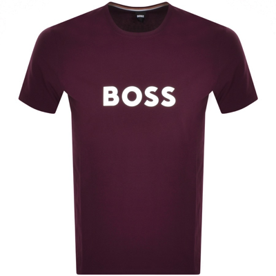 Boss Business Boss Bodywear Logo T Shirt Purple