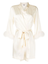 Gilda & Pearl Waist-tied Robe In White