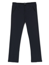 Il Gufo Tailored Straight-leg Trousers In Blue