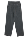Aspesi Straight-leg Corduroy Trousers In Grey