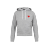 COMME DES GARÇONS PLAY LOGO EMBROIDERED HOODIE