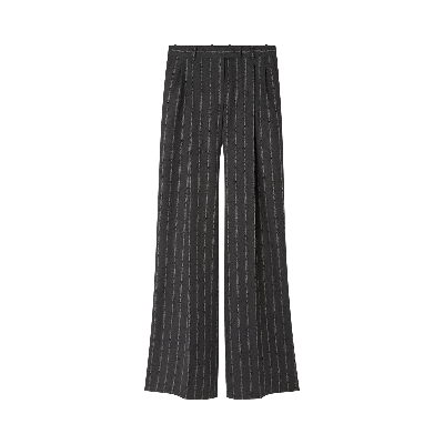 Pre-owned Versace Pinstripe Pant 'medium Grey'
