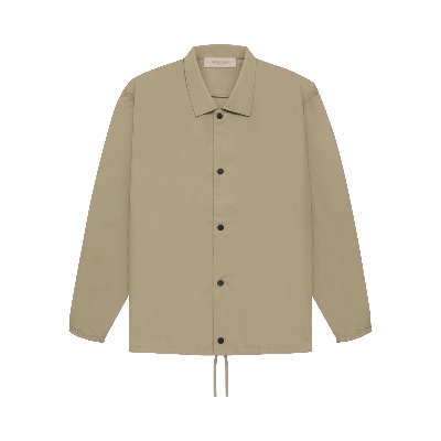 Pre-owned Essentials Fear Of God  1977 Coaches Jacket 'oak' In Green