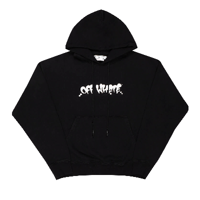 Pre-owned Off-white Neen Ow Logo Skate Hoodie 'black/orange'