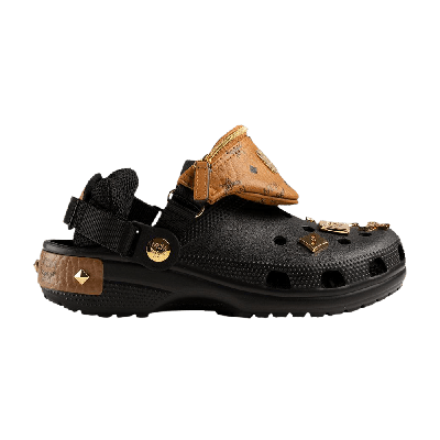 Pre-owned Crocs Mcm X Classic Clog 'mini Fanny Pack - Black'