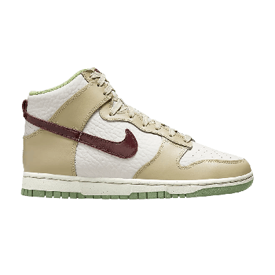 Pre-owned Nike Wmns Dunk High 'light Bone Alligator' In White