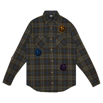 Pre-owned Icecream Eric Long-sleeve 'plaid' In Multi-color