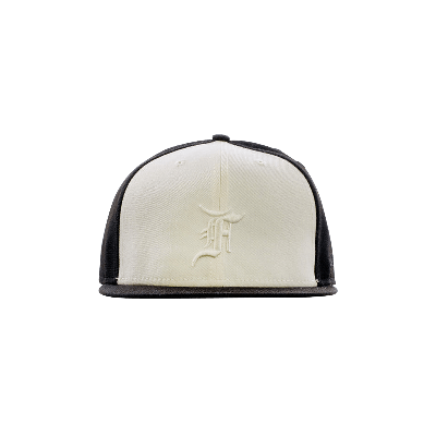 Pre-owned Essentials Fear Of God  X New Era 59fifty Fitted Cap 'black/white'