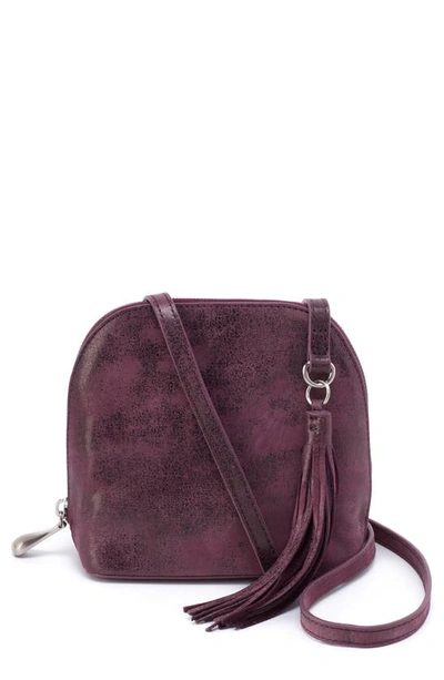 Hobo Nash Leather Crossbody Bag In Plum