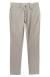 Billy Reid Moleskin Slim Fit Five Pocket Pants In Grey