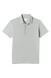 Billy Reid Pensacola Organic Cotton Polo In Light Blue
