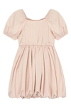 Habitual Girls' Charmeuse Bubble Dress - Little Kid In Light Pink