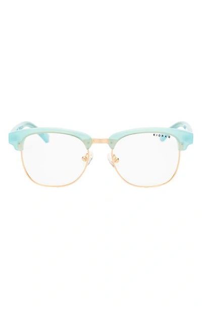 Kidraq Kids' Scholar 48mm Optical Frames In Blue Ice