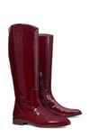 Tory Burch Ruby Knee High Boot In Bordeaux