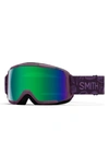 Smith Grom 145mm Chromapop™ Snow Goggles In Amethyst / Green Mirror
