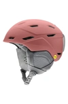 Smith Mirage Snow Helmet With Mips In Matte Chalk Rose