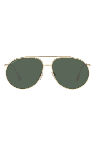 Burberry Alice Dark Green Browline Ladies Sunglasses Be3138 110971 61