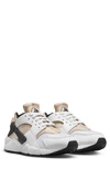 Nike Air Huarache Sneaker In White/ Black/ Hemp/ Sanddrift