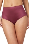 Spanx Shaping Satin Briefs In Sangria