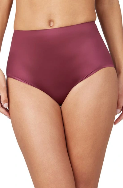 Spanx Shaping Satin Briefs In Sangria