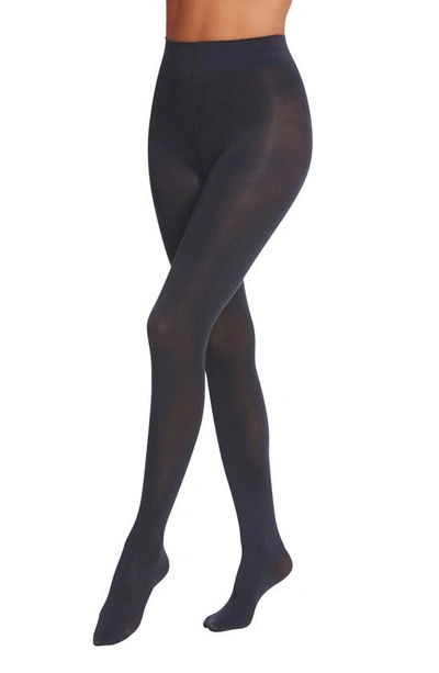 Wolford Velvet De Luxe Opaque Tights In Admiral