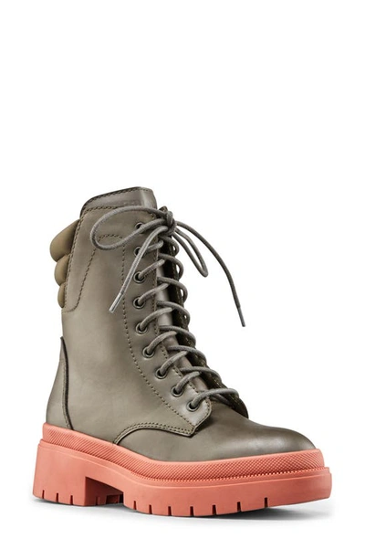 Cougar Saydee Waterproof Combat Boot In Olive