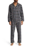 Majestic Holiday Homecoming Cotton Flannel Pajamas In Green