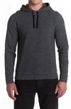 Billy Reid Cotton Blend Hoodie Sweatshirt In Black