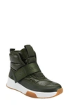 Calvin Klein Jeans Women's Mabon Nylon High Top Sneakers Women's Shoes In Dark Green Multi