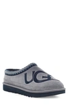 Ugg Tasman Logo Slipper In Metal / Dark Sapphire