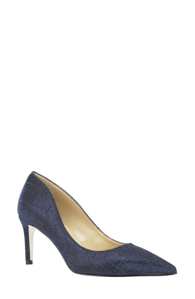 Ron White Cindy Galaxy Shimmer Pumps In Navy