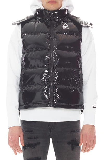 Hvman Puffer Vest In Black