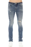 Hvman Strat Ripped Super Skinny Jeans In Tuscany