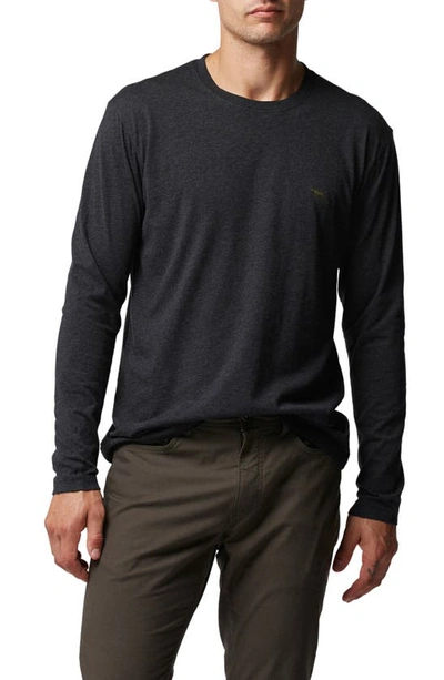 Rodd & Gunn Gunn Long Sleeve T-shirt In Charcoal