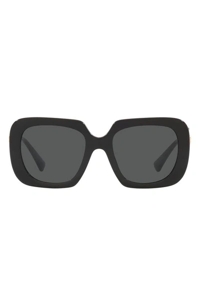 Versace 54mm Square Sunglasses In Black