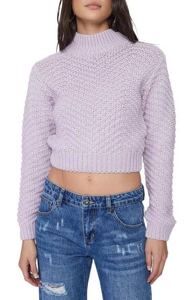 Bardot Laia Knit Top In Lilac