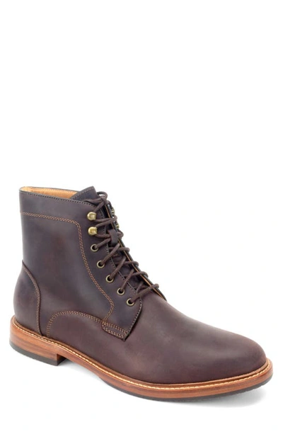 Warfield & Grand Ruckson Lace-up Boot In Dk Brown