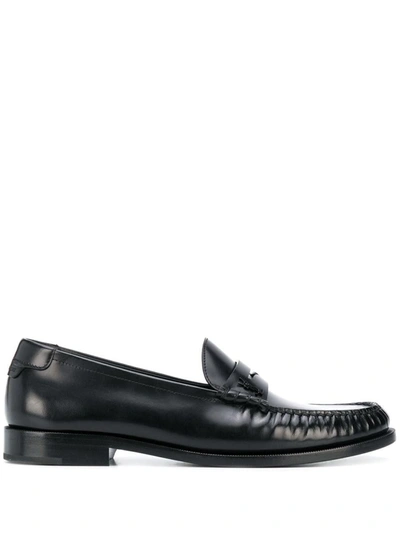 Saint Laurent Loavers Shoes In Black