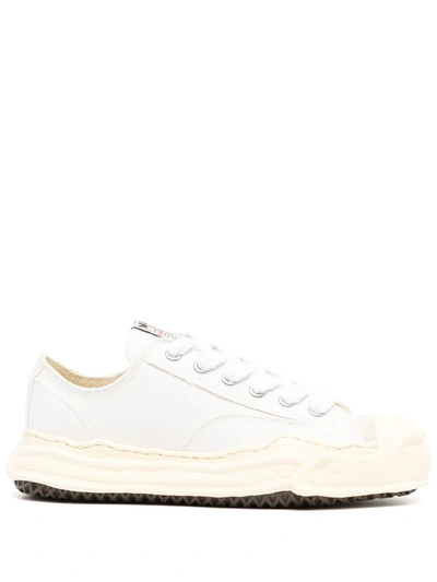 Miharayasuhiro Maison Mihara Yasuhiro Hank Canvas Low Top Sneakers In White