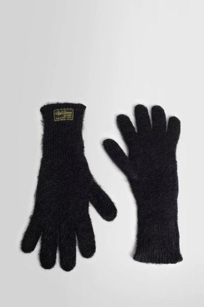 Raf Simons Woman Black Gloves