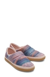 Toms Women's Ezra Quilted Ombre Faux Fur Slippers In Pink