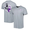 IMAGE ONE GRAY TCU HORNED FROGS HYPERLOCAL T-SHIRT