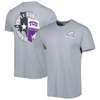 IMAGE ONE grey TCU HORNED FROGS HYPERLOCAL T-SHIRT