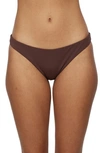 O'neill Saltwater Solids Rockley Bikini Bottoms In Chocolate