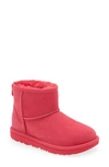 Ugg Kids' Classic Mini Ii Water-resistant Genuine Shearling Boot In Radish