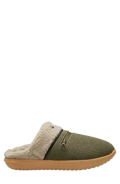 Nike Burrow Slipper In Pilgrim/ Black/ Limestone